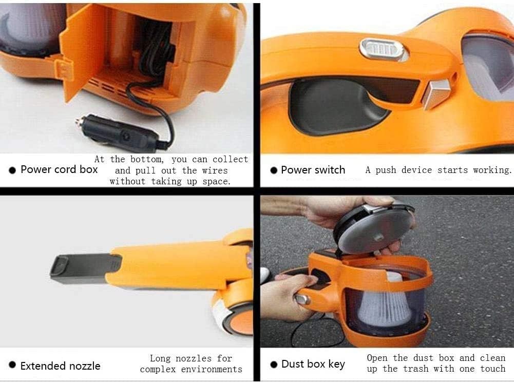 Handheld Vacuum Cleaner, Multi-Function Portable High Power Safe and Environmentally Friendly, Dry and Wet