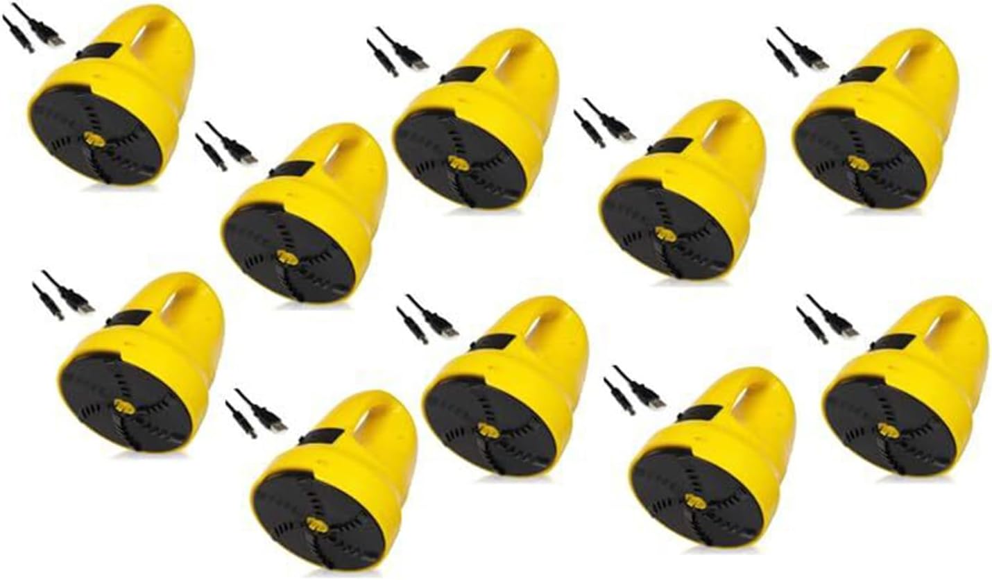 ZONETECH Electric Snow Ice Scraper USB Rechargeable - Premium Quality Automotive Portable Cordless for Car Windshield Glass Frost Removal, Defrosting Deicing Cleaning Tool Stocking Stuffer 10pcs