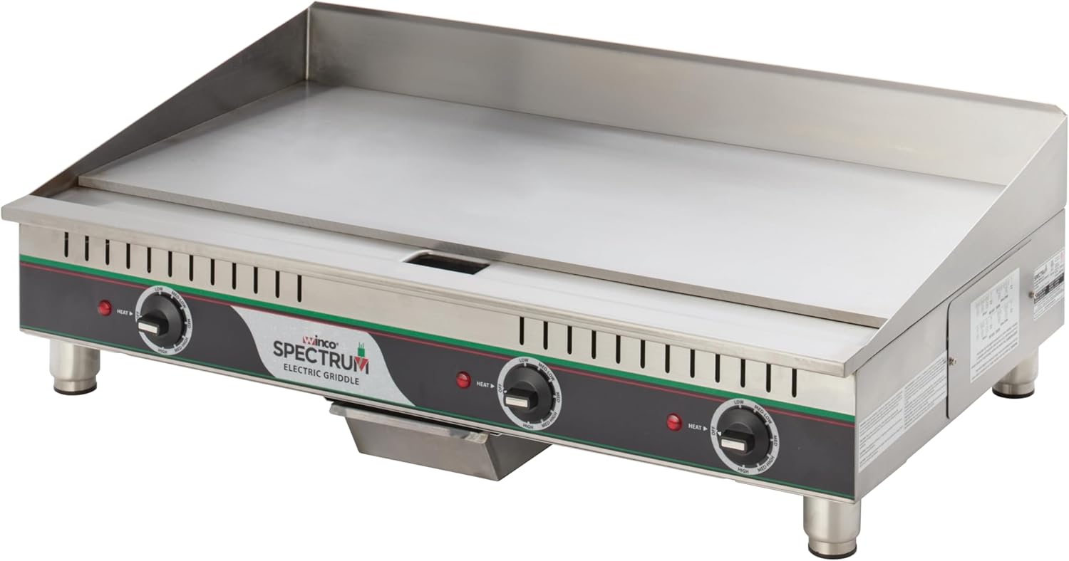 Winco Commercial-Grade Electric Griddle, 36