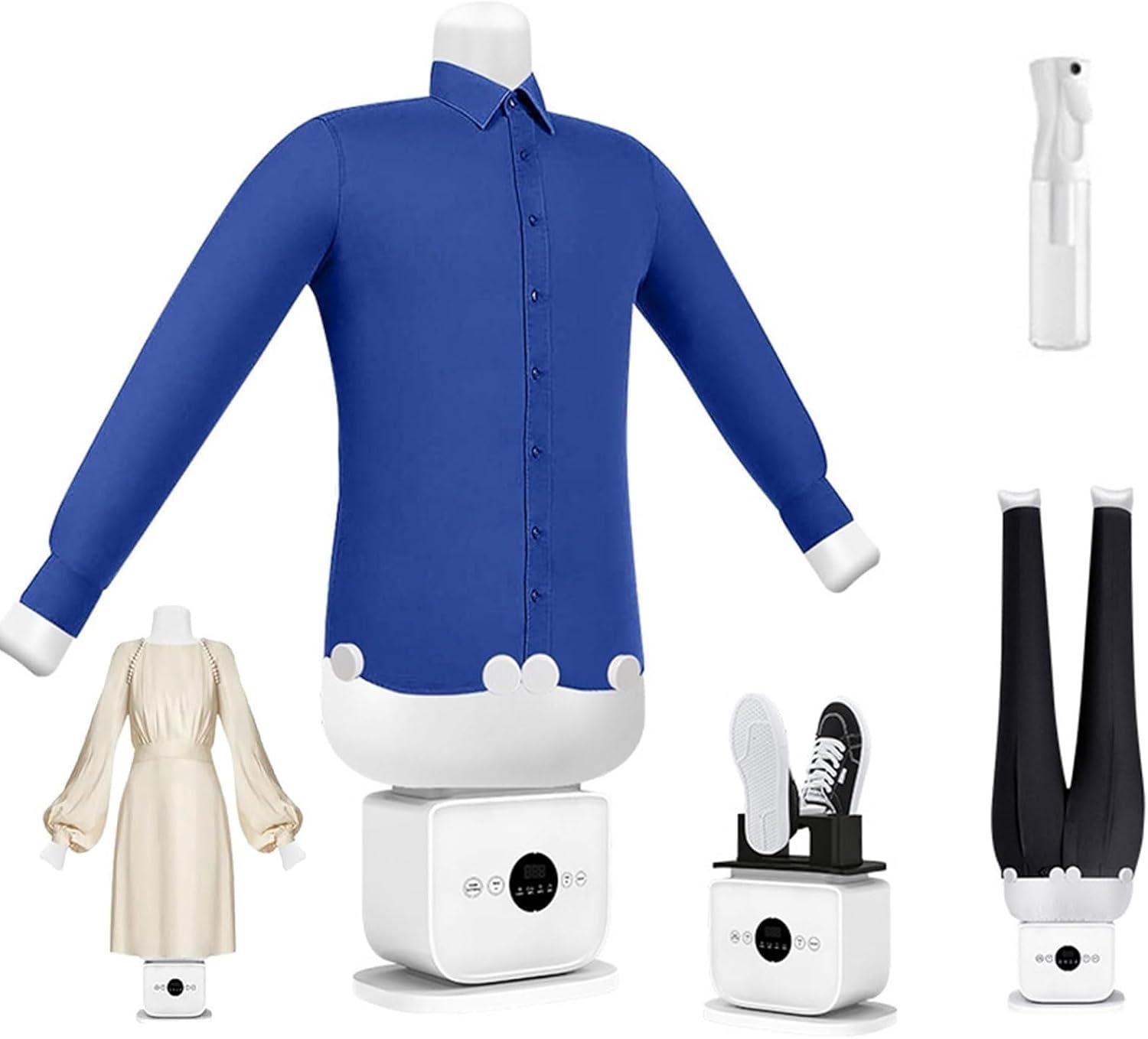 2026 New Hands Free Automatic Ironing Machine with Aromatherapy Tank, 360°Drying/,Temperature Adjustable, 8 Minutes Quick