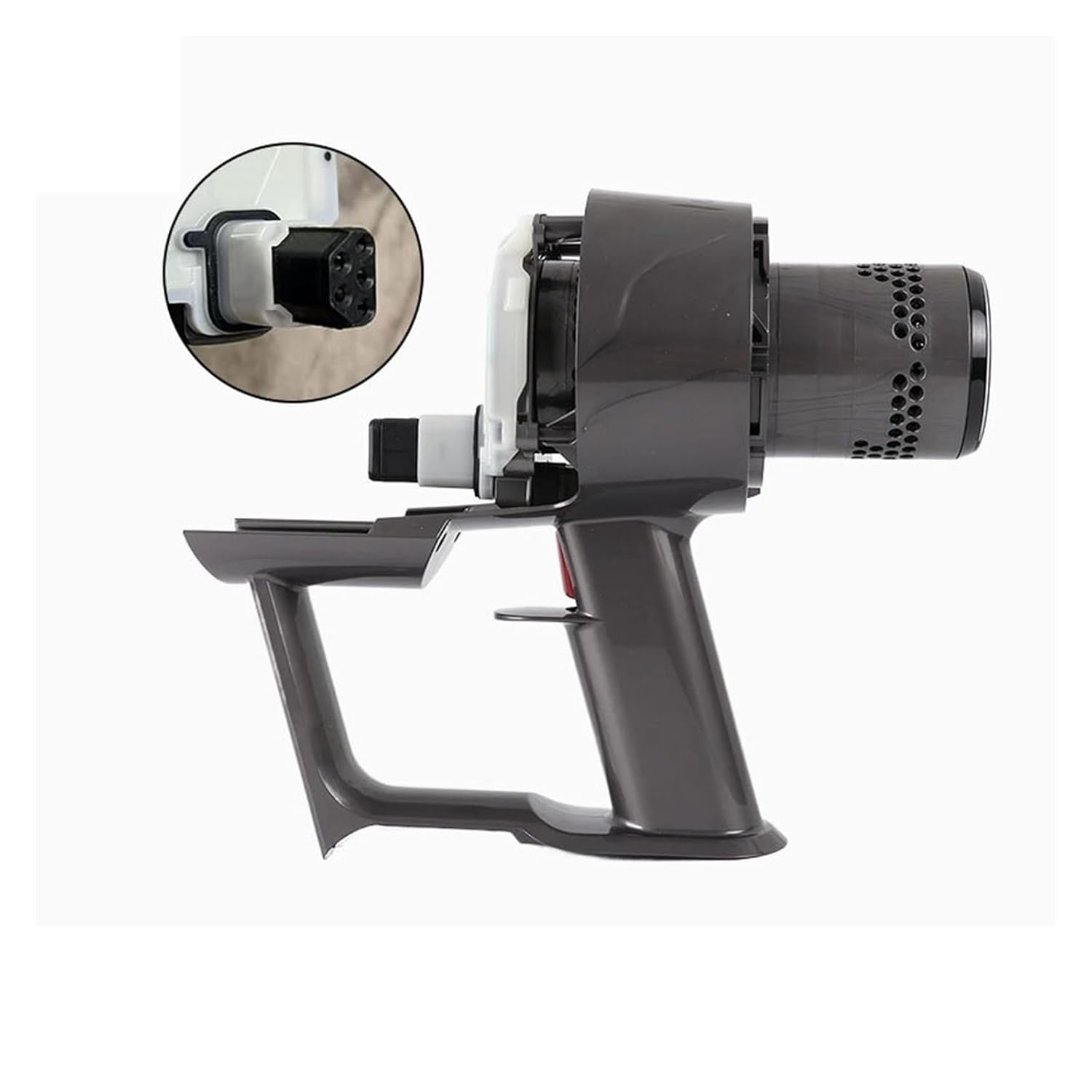 Main Body Motor Host Handle Engine Accessories, Compatible for Dyson,V15 SV22 Detect Vacuum Cleaner Switch Assembly Included(Light Yellow)