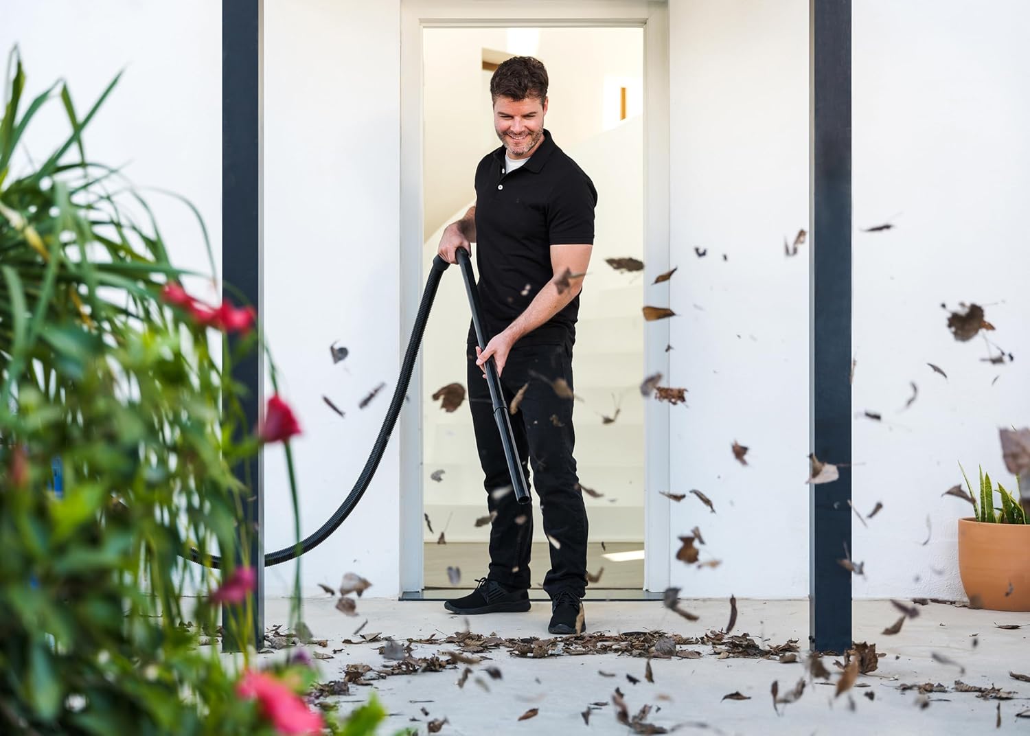 Nilfisk Alto Buddy II 12L 1200W Wet & Dry Vacuum Cleaner, Robust, Gray, Blower Function