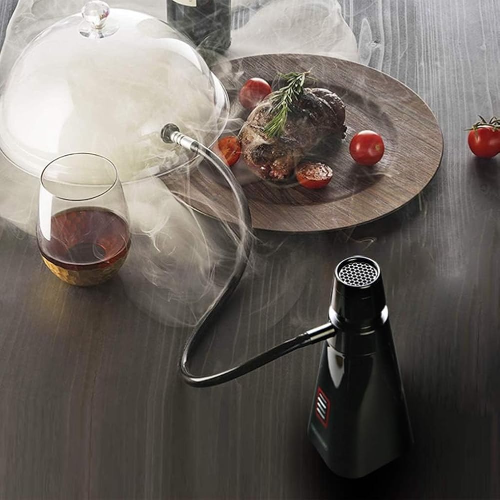 Cocktail Smoker Kit, Smoking Gun, Portable Smoke Infuser Multi-Purpose Food Smoker, Battery Operated,Make Cocktail, Salmon, Beef, Etc