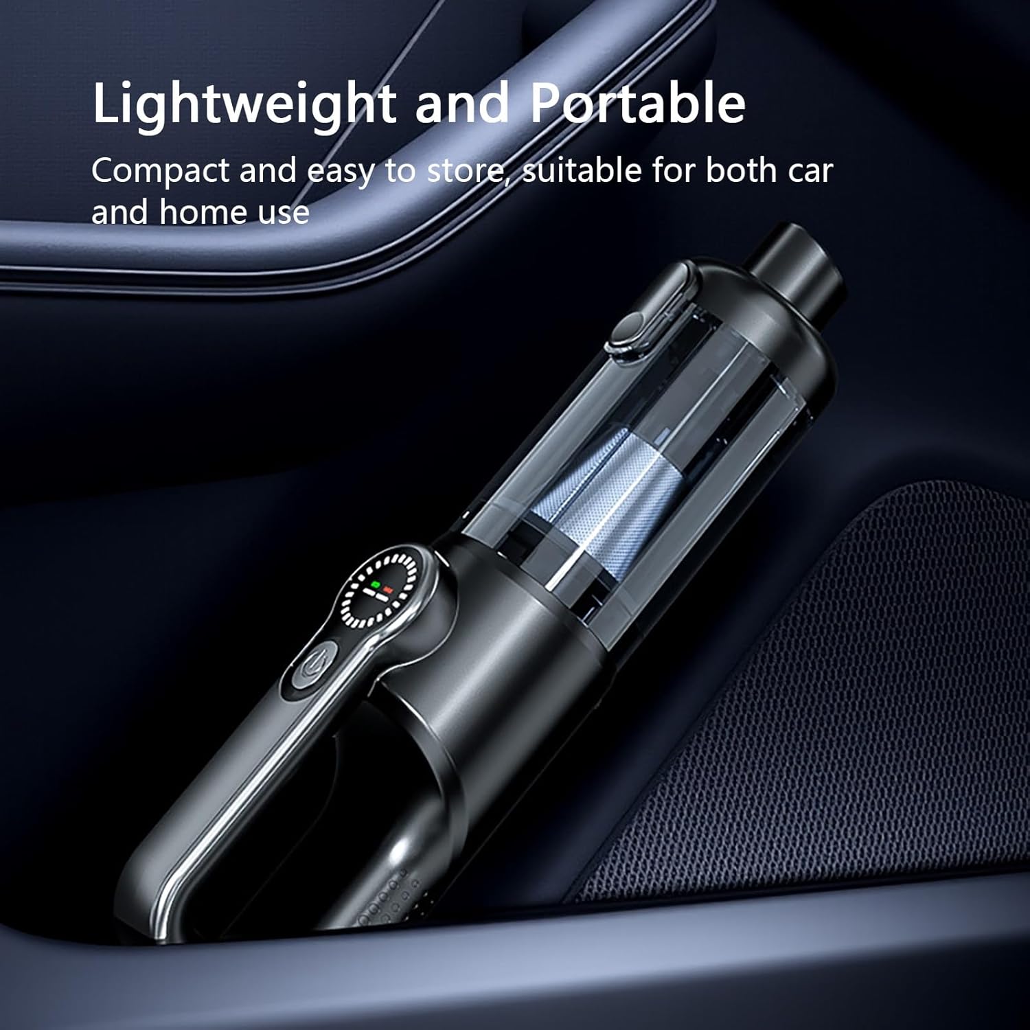 Handheld Vacuums 2-in-1 Cordless, Wet/Dry Use, 16KPA Power, 26Mins Battery, Portable for Car Spills, Pet Accidents & Home Messes, Compact Design with Washable Filter(Orange)