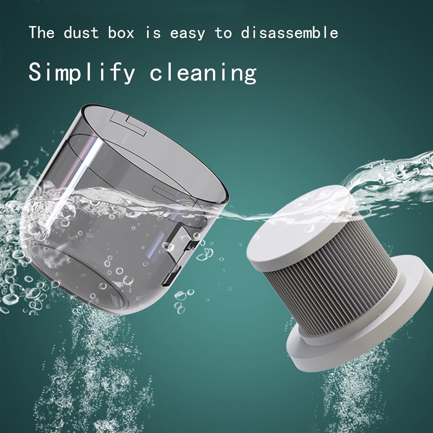 Multi-Purpose Vacuum Cleaner High Power Mattress Vacuum Cleaner Vacuums Du-st,Dirt,Pet Hair with 6000 Per Minute Agitation Washable Filter Great for Sofa,Bed,Carpet