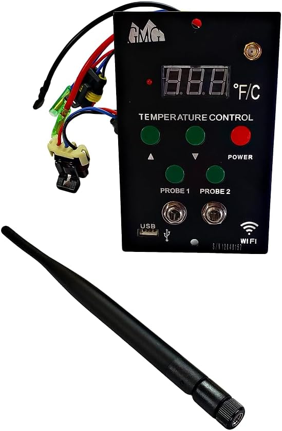 Pellethead Genuine OEM Green Mountain Grills, GMG 12V Daniel Boone/Ledge Prime WiFi Control Circuit Board. P-1205, P12v-1005