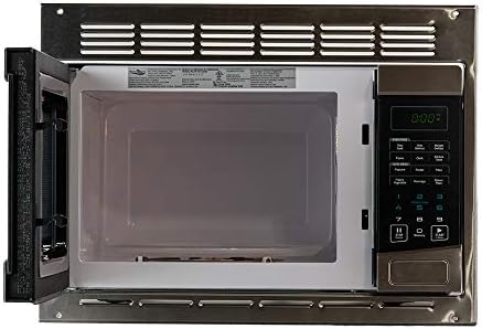 Tough Grade 1.0 Cu ft Stainless Steel MIcrowave with trim Kit | 900W | Multi-Section Cooking | Defrost | Child Lock