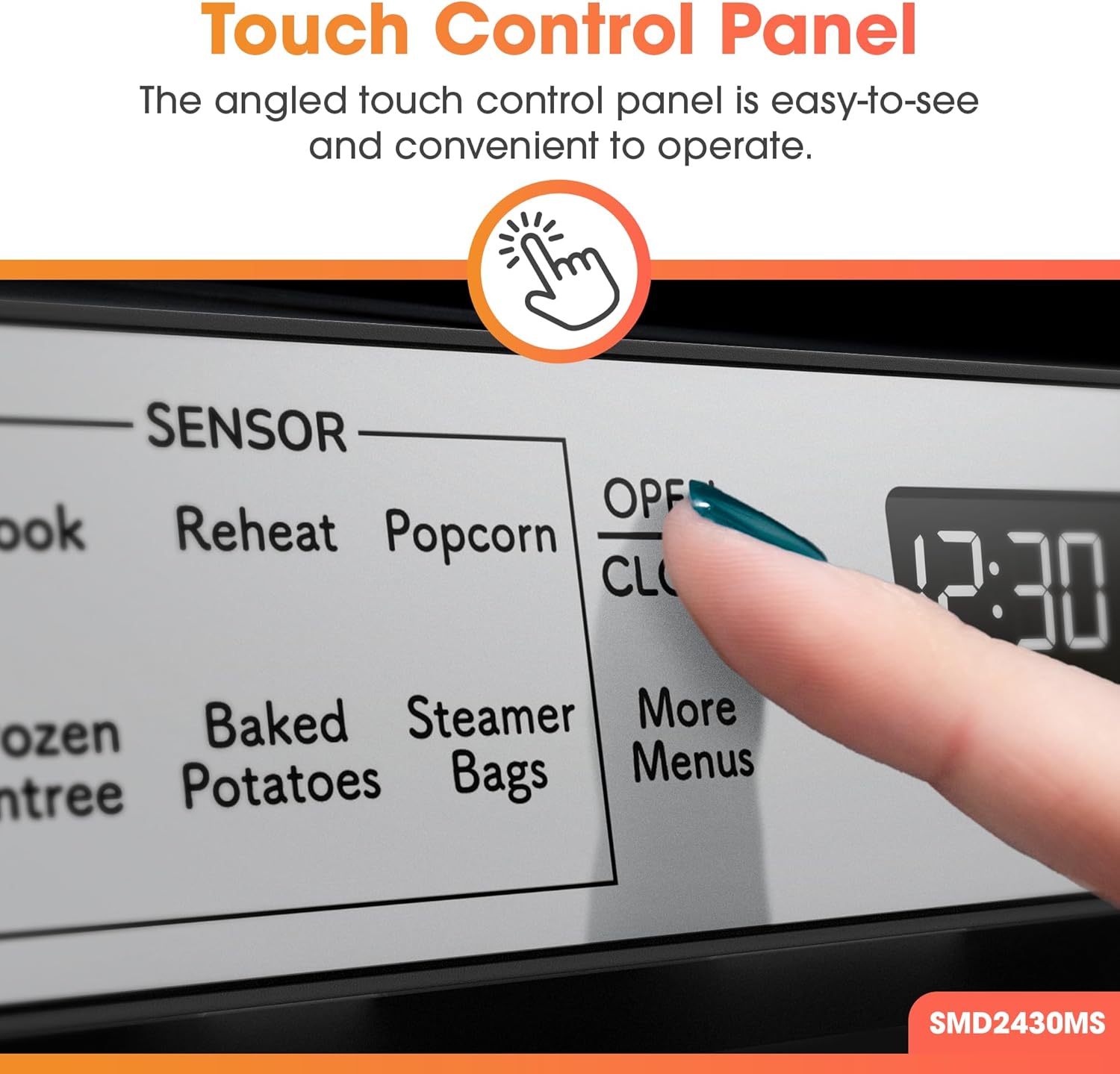 Sharp SMD2430MS 24-Inch Built-In Microwave Drawer Oven, Stainless Steel, 1.2 Cu. Ft, Sensor Cook Technology, Automatic Drawer System, ADA Compliant, Flush Mount Ready