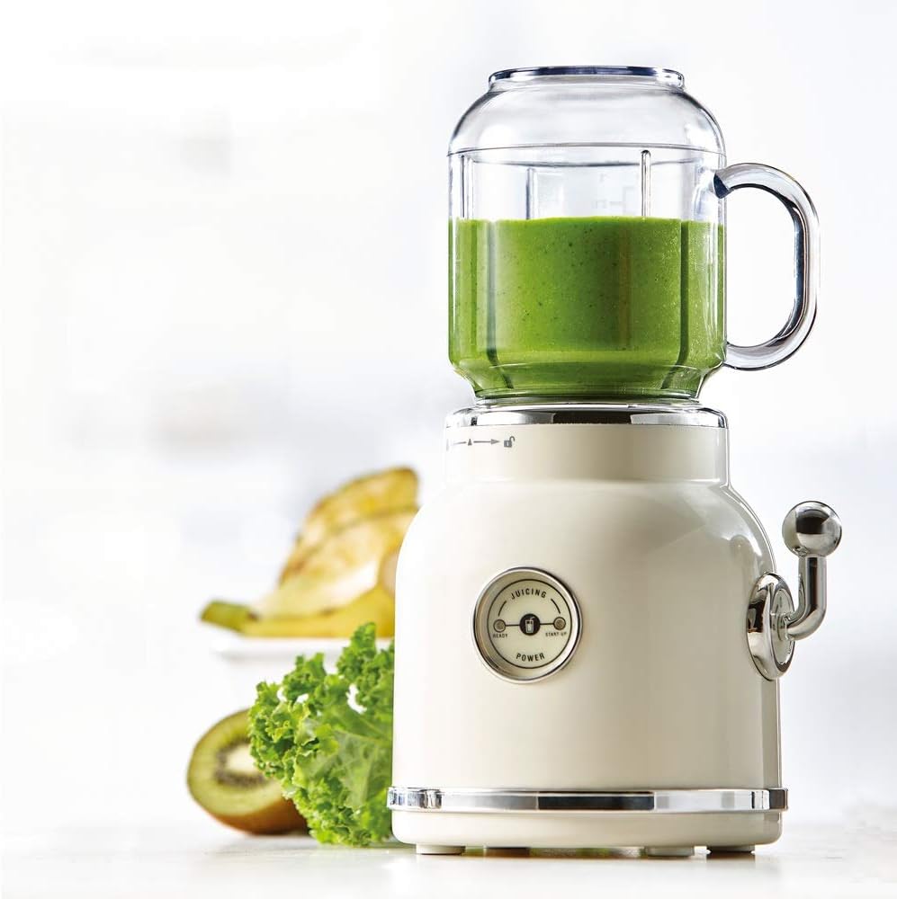 Juice Blender Retro Fruit Juicer Baby Food Milkshake Mixer Multifunction Juice Maker Machine Portable Fruit Blender