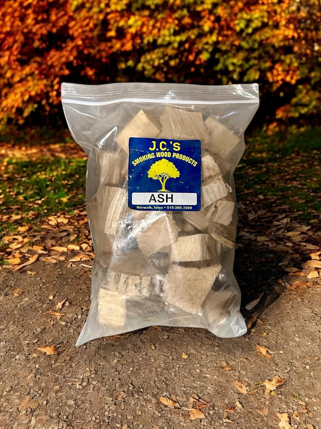 J.C.'s Smoking Wood Chunks - Gallon Sized Bag - Ash 12PK