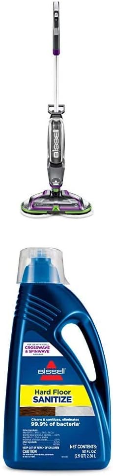 Bissell SpinWave Cordless PET + 80oz Sanitize Formula
