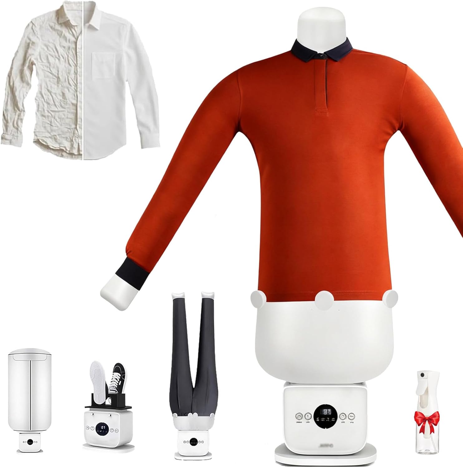 Hands Automatic Ironing Machine,Portable Steam,8 Minutes Quick Ironed Dry, Gentle Airflow Technology for Shirts/Shoes/Pants(C)