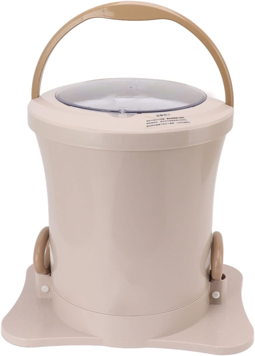 TOPINCN Mini Washing Machine, Portable Dehydrator Mini Small Portable Washer Washing Machin for Apartment, Dorm, Camping, Travel Laundry (Apricot)