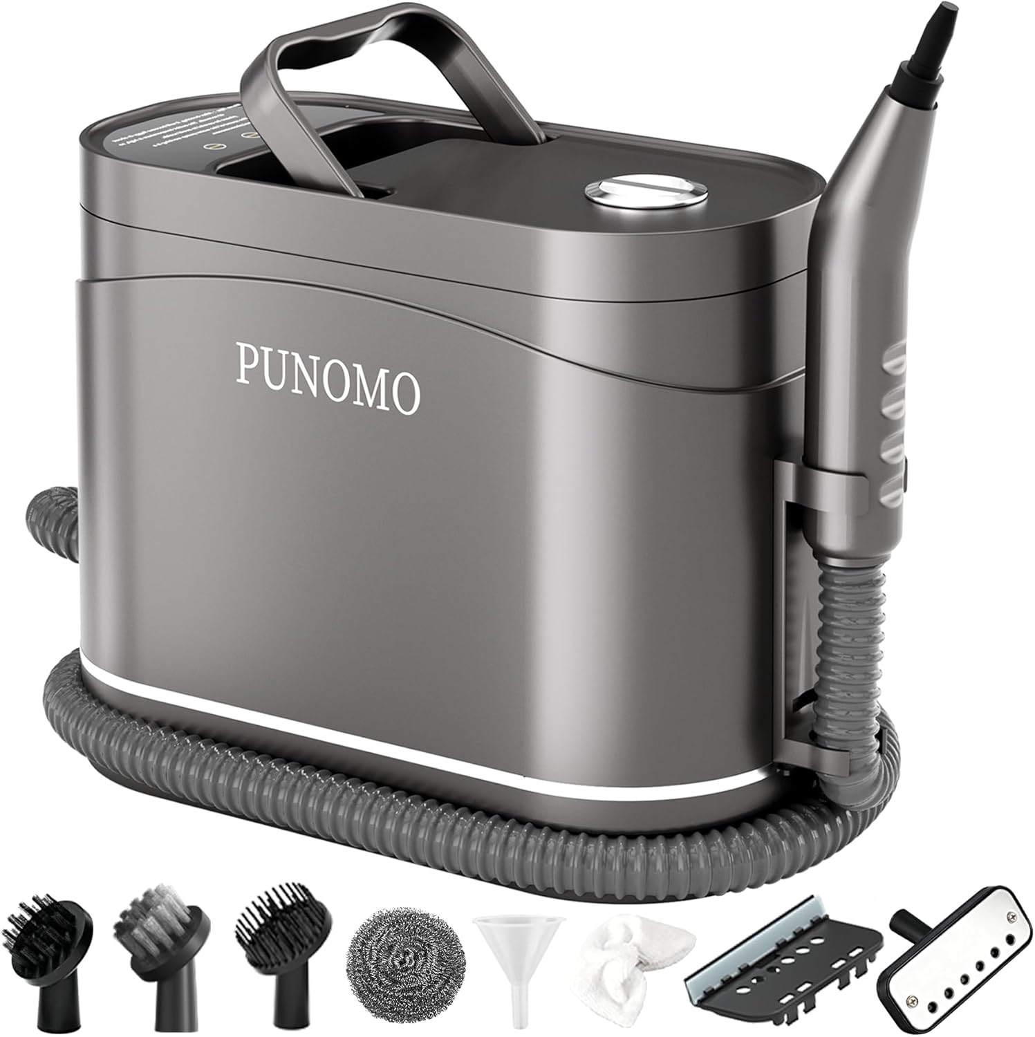 Steam Cleaner, Handheld & Mop 2-in-1Steam Cleaner for Home, 15s Heat-Up, 1.6 Quarts Tank, Portable Steamer for Cleaning with 10 pcs Accessories for Home for Dirt, Grease, Grout, Tile,Floor, Car