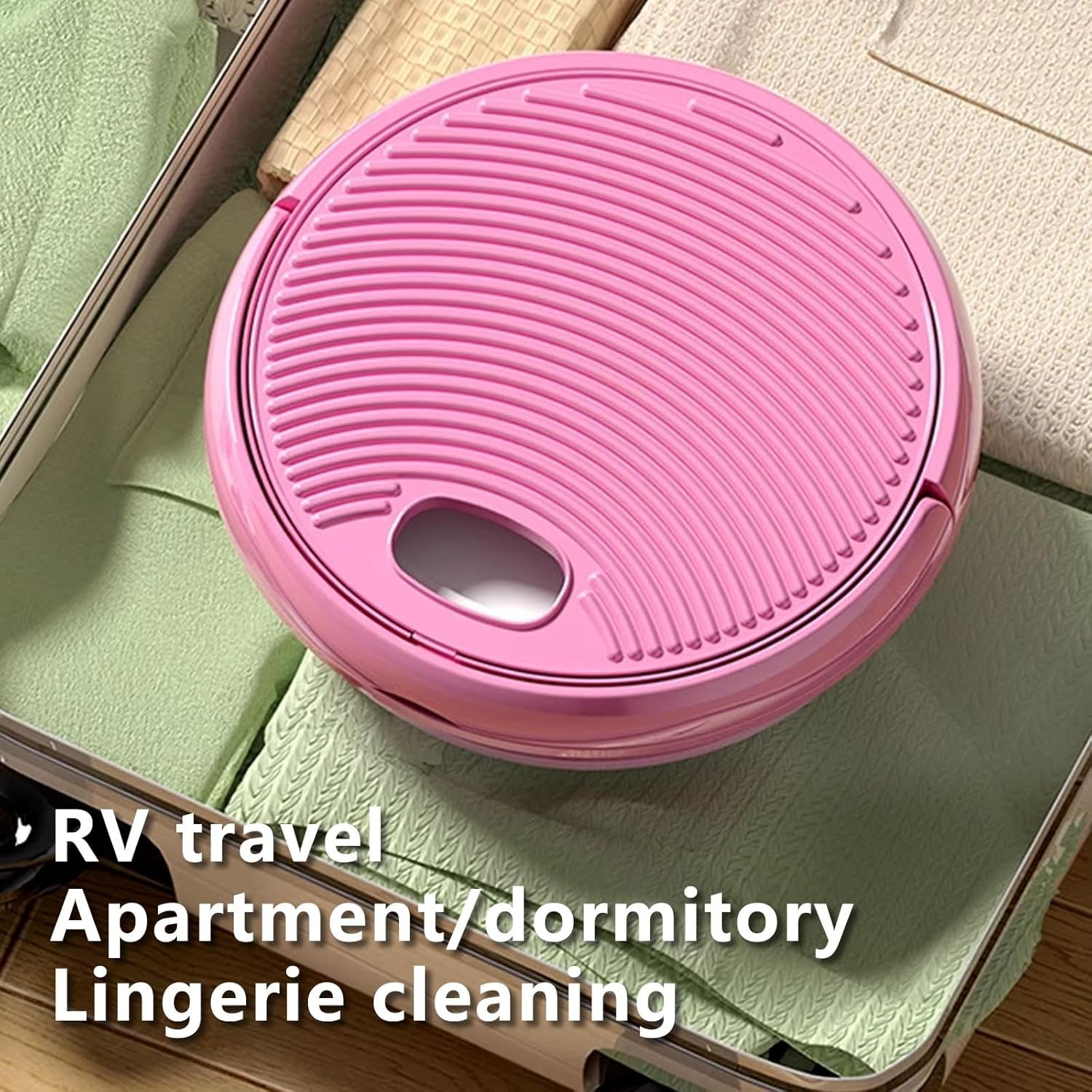 8.5L Foldable Portable mini Washing Machine Compact Washer with Spin Dryer Portable Washer for Underwear Socks Ideal for Travel rv Dorm Washing Machine(Blue)