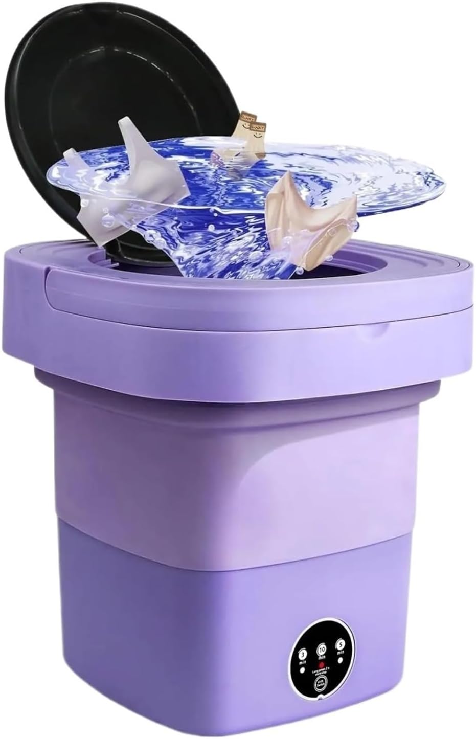 Portable Washing Machine,Portable Washer With Modes Deep Cleaning,Folding Washer Of Underwear,Foldable Small,for Travel,Camping, RV & Dorms
