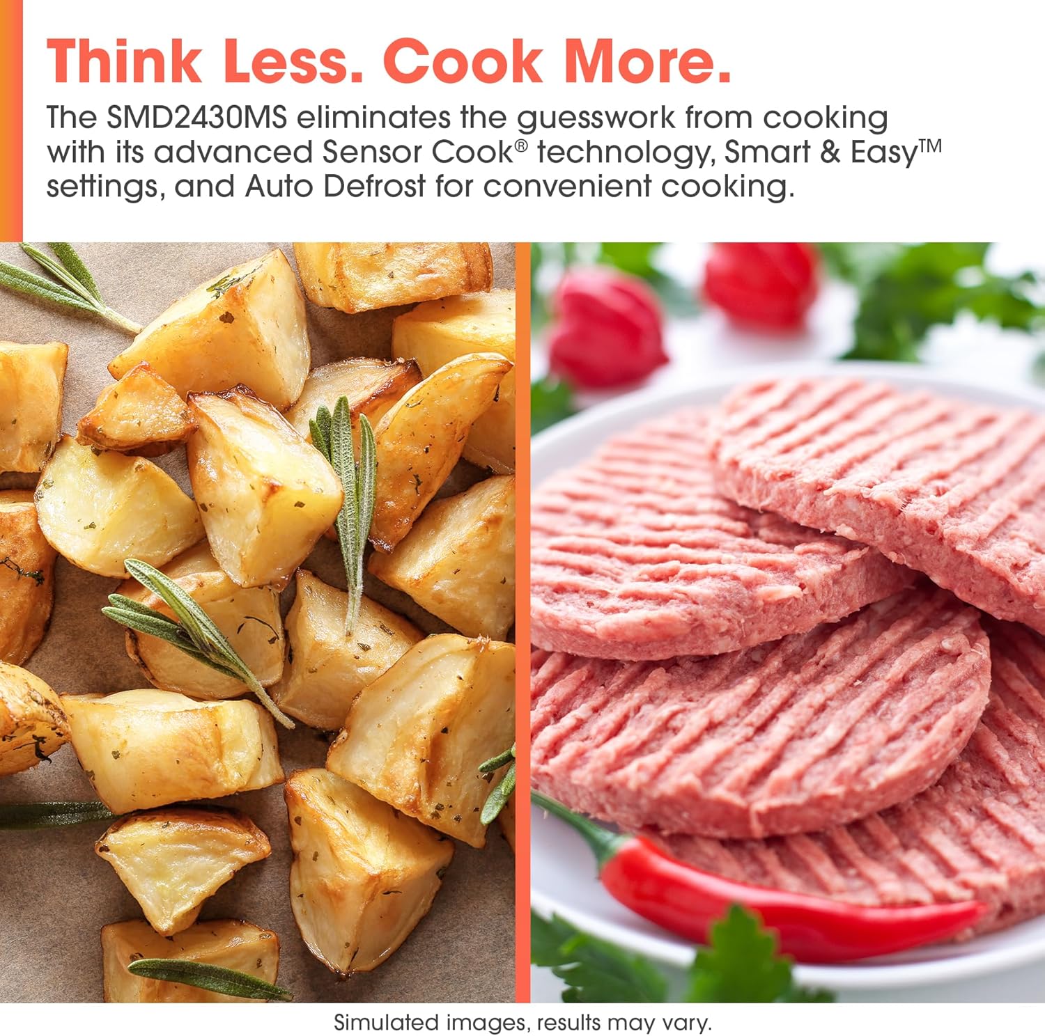 Sharp SMD2430MS 24-Inch Built-In Microwave Drawer Oven, Stainless Steel, 1.2 Cu. Ft, Sensor Cook Technology, Automatic Drawer System, ADA Compliant, Flush Mount Ready