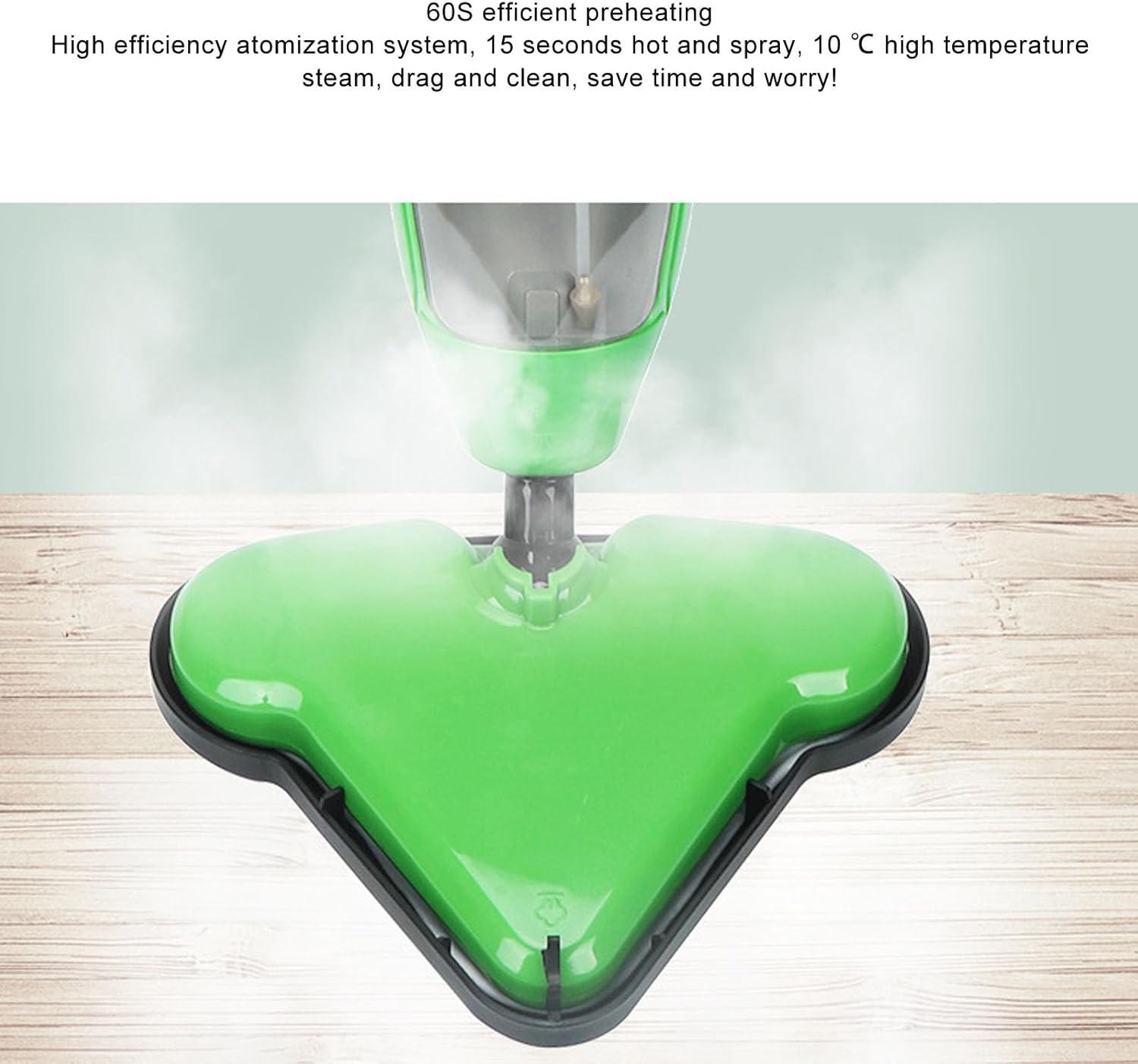 Steam Mop Cleaner, Steam Mop Wet Dry Dual Use for Home (US Plug 100 to 120V)