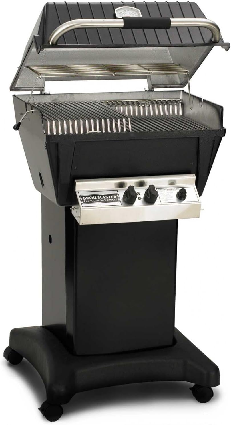 Broilmaster P4-XF Premium Propane Gas Grill On Black Cart