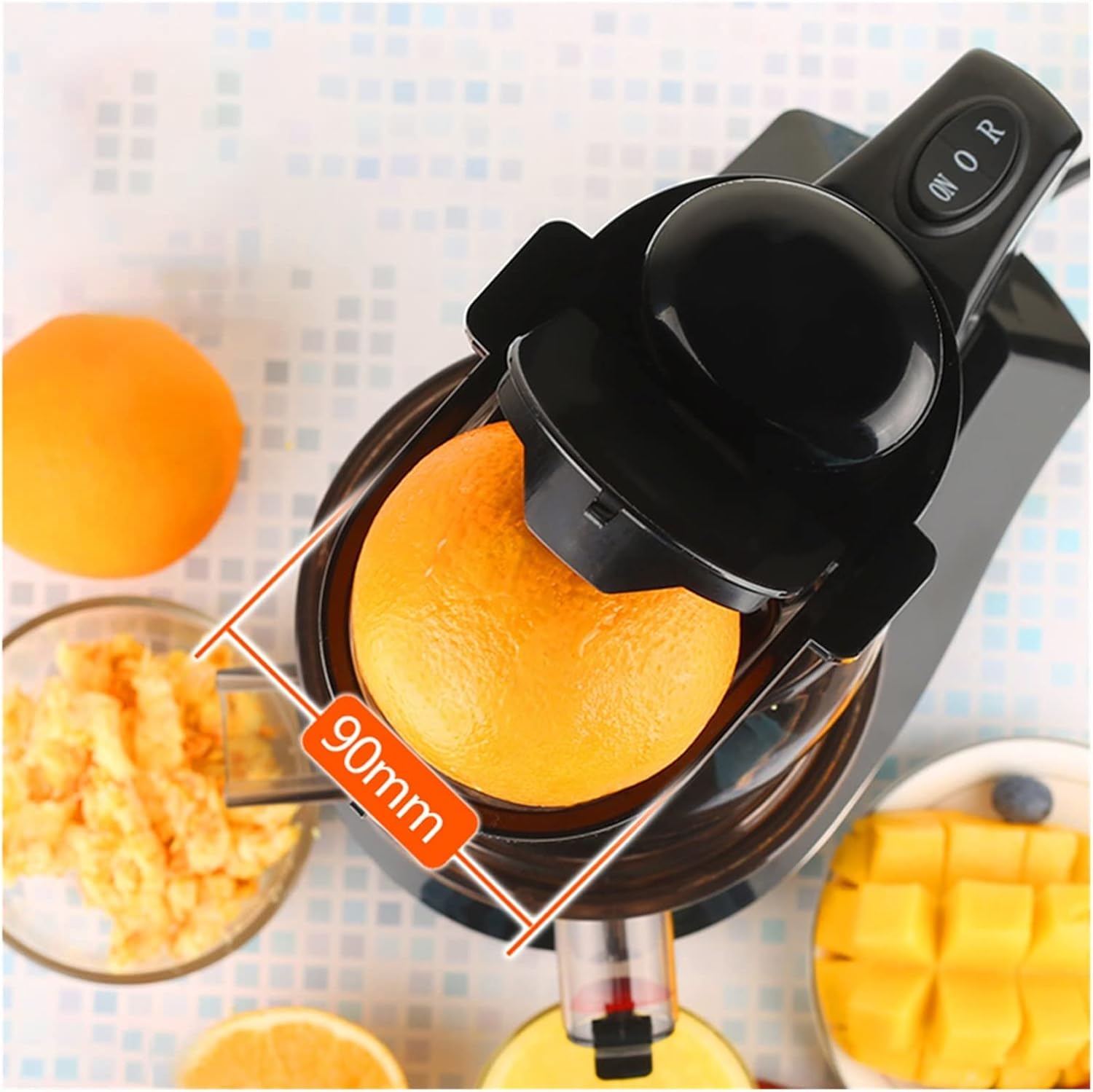 Household Multifunctional Juicer Blender Stainless Steel Meat Mincer Large-caliber Fruit Juicer Machine Ice Cream Machine
