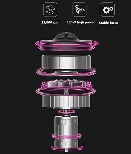 Handheld Vacuum, 5000PA Hand Vacuum Cordless with Stronger Cyclonic Suction, Rechargeable, Lightweight Wet/Dry Vacuum Cleaner for Home and Car Cleaning Energy Saving and Safety