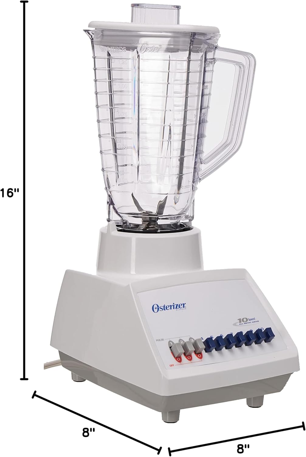 Mexican Classic Oster Galaxie Blender Made in Mexico Osterizer (White)