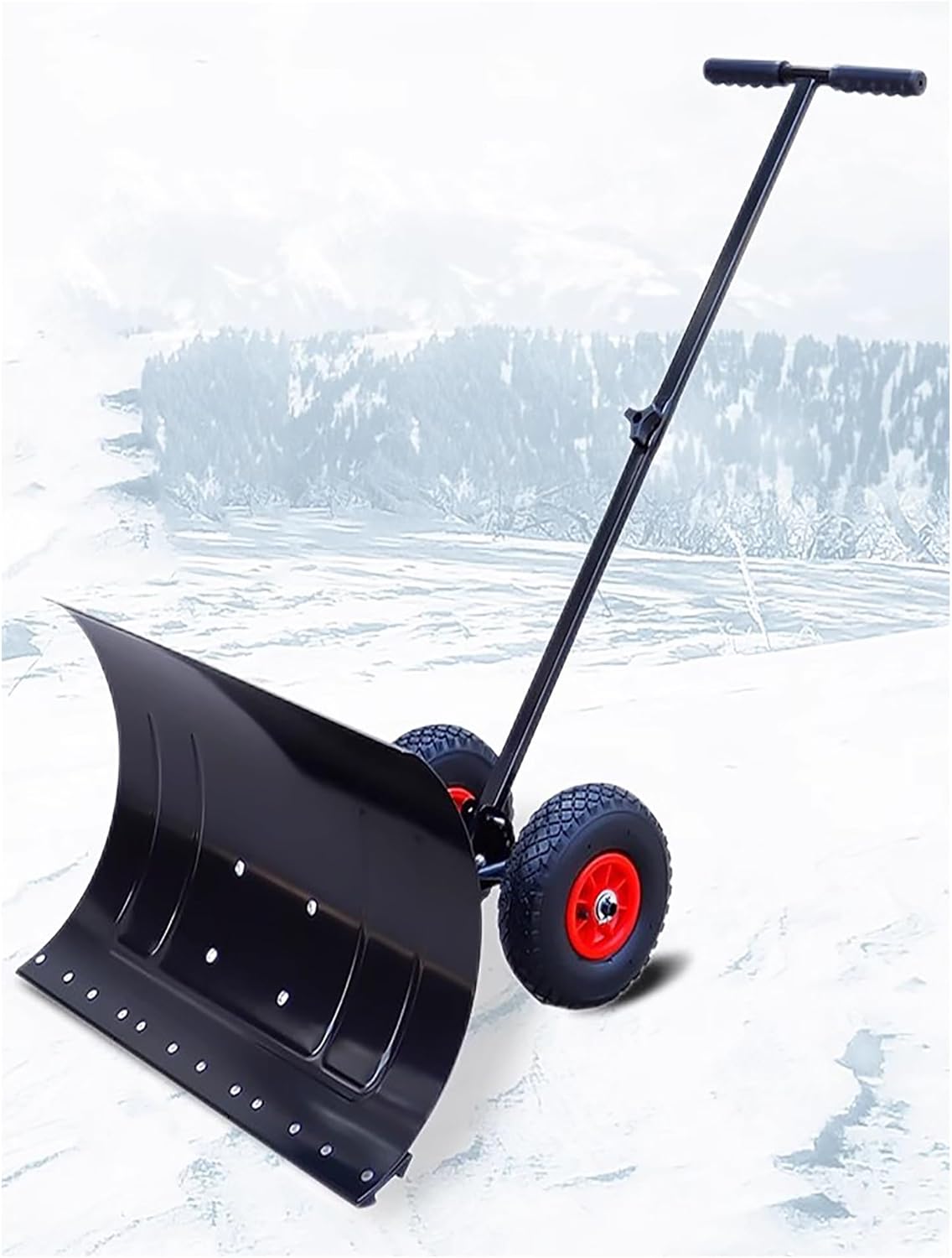 Snow Shovel with Wheels, 29