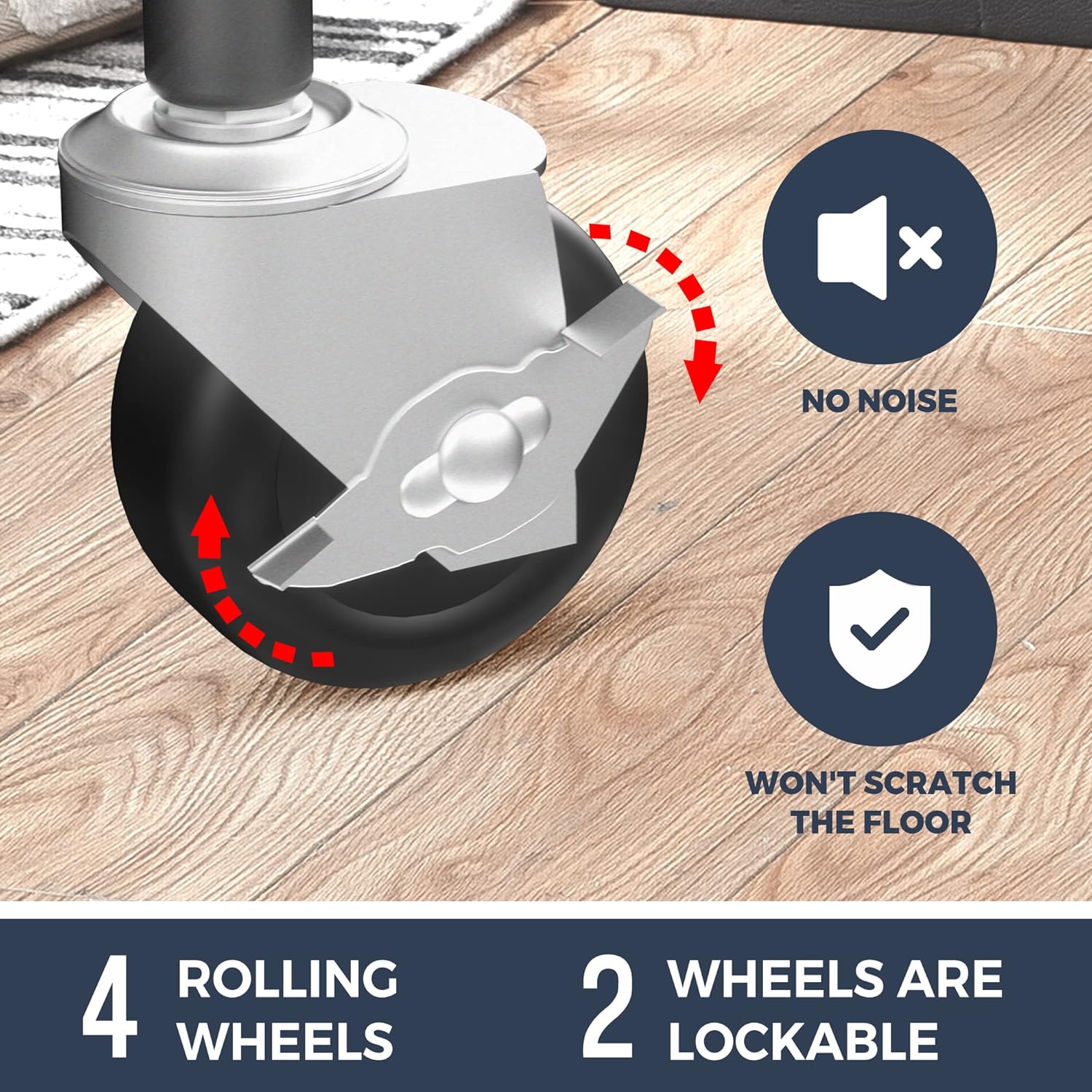 STO STO Laundry Sorter 3 Section, 3 Bag Clothes Hamper, Rolling Laundry Cart Basket with Heavy Duty Lockable Wheels and Removable Bag for Laundry Room, Bedroom, Closet, Black
