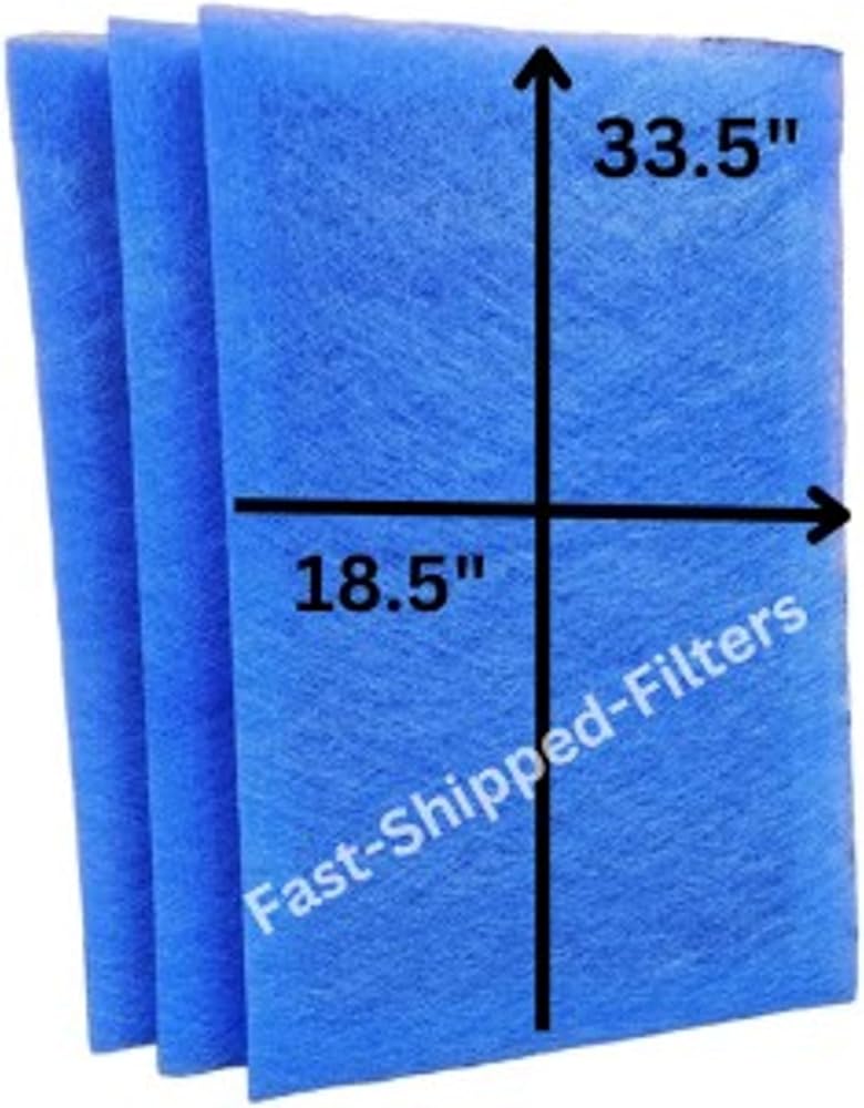 Fast-Shipped-Filters 3 Pack 20x36 Captura air cleaner replacement polarized filter pads refill