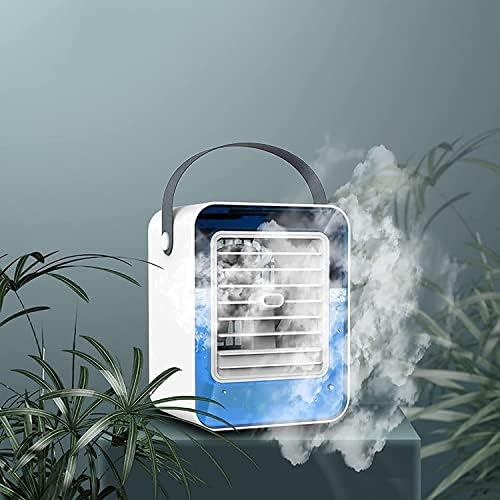 Portable Air Conditioner, Mini Air Conditioner Portable Cooler, Desktop Cool Personal Space, Suitable for Bedside, Office