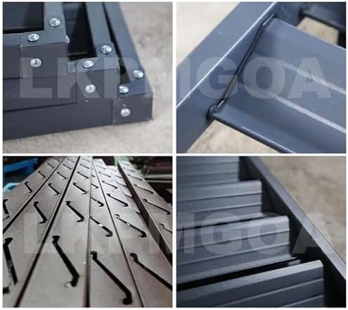 Air Conditioning Cover Aluminum, General Purpose Outdoor Air Conditioner Fence, Rainproof, Keep Away Branches and Leaves(Gray,110cm)