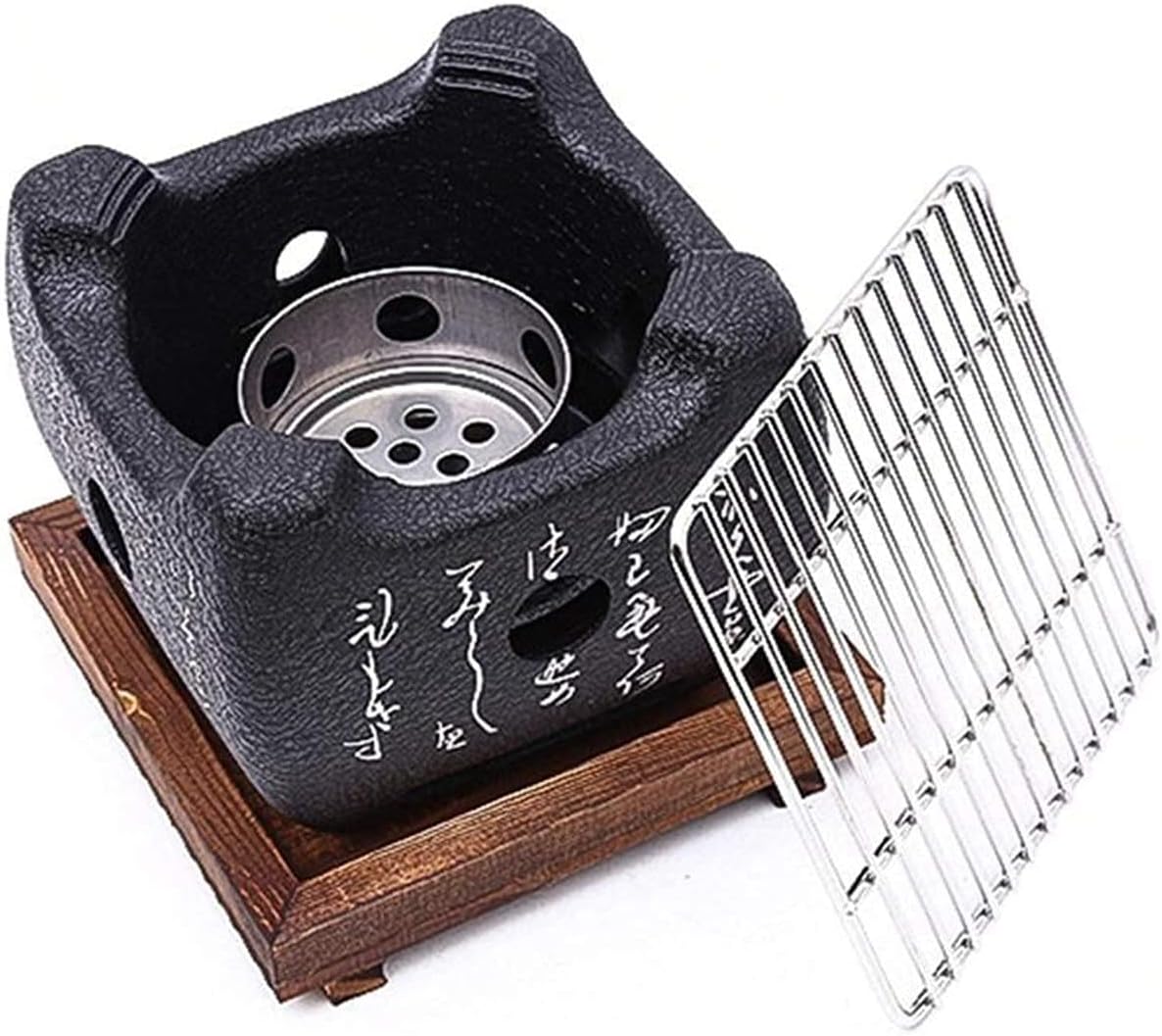 BBQ Grill Outdoor Outdoor Indoor Barbecue Charcoal Grill Barbecue Grill Alcohol Stove BBQ Grill Portable Charcoal Smoker Grill for Outdoor Family Cooking Camping Hiking Picnic