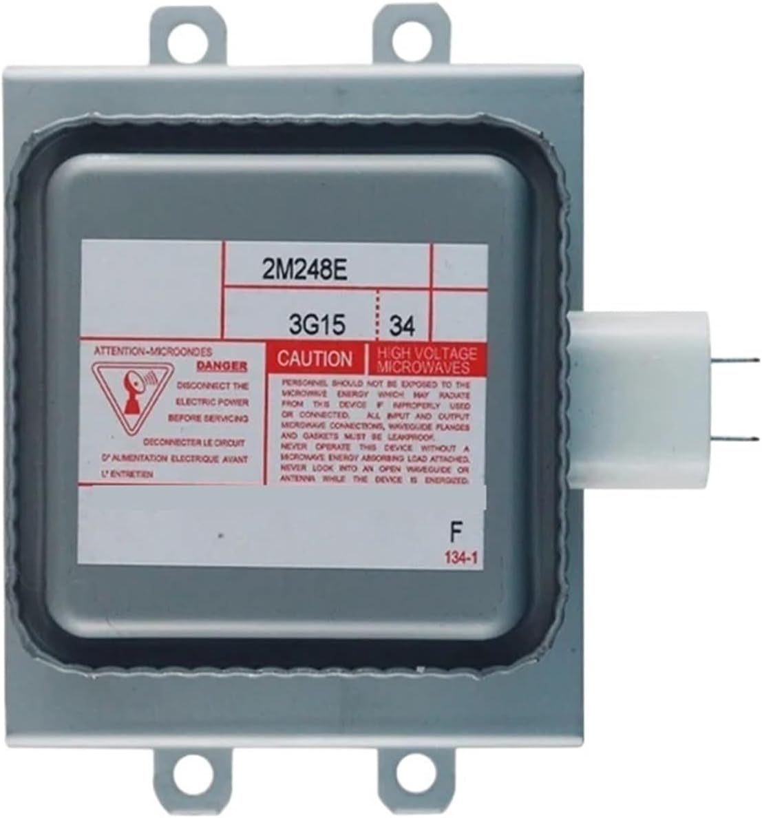 2M248E 1KW Long Foot Air Cooled Magnetron For Microwave Oven DD