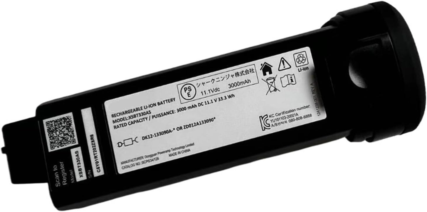 Vacuum Cleaner Rechargeable Battery Accessories,Compatible for Shark XSBT330AS /EU Steam Mop Vacuum Cleaner Battery 11.1V33.3Wh