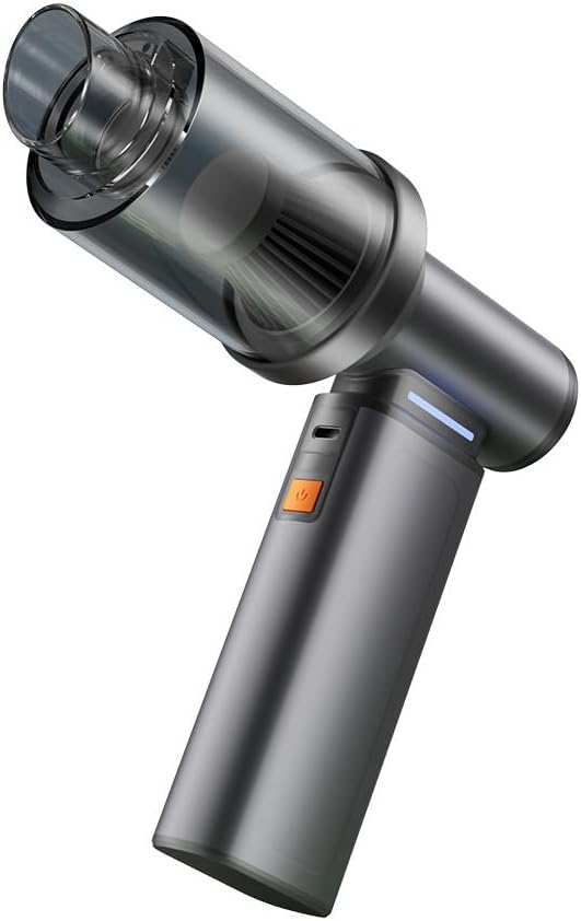 Portable Air Blower, 8000mAh Battery, 130000 RPM Brushless Motor, 10-in-1 Multi-Function USB Rechargeable Electric Duster for Home, Car, Computer Cleaning (F1V)