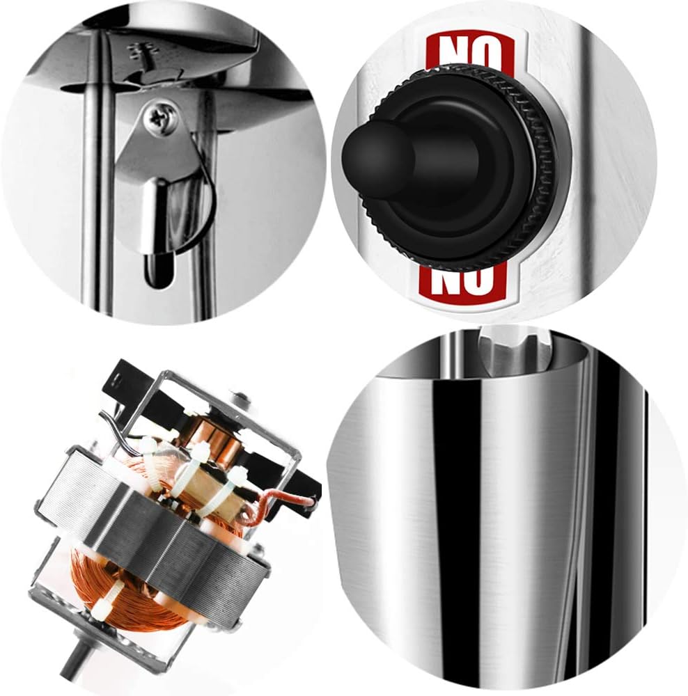 110V Commercial Electric Milk Shaker,Single Head Blender Milk Shaking Machine,650ml Stainless Steel Drink Mixer,18000rmp