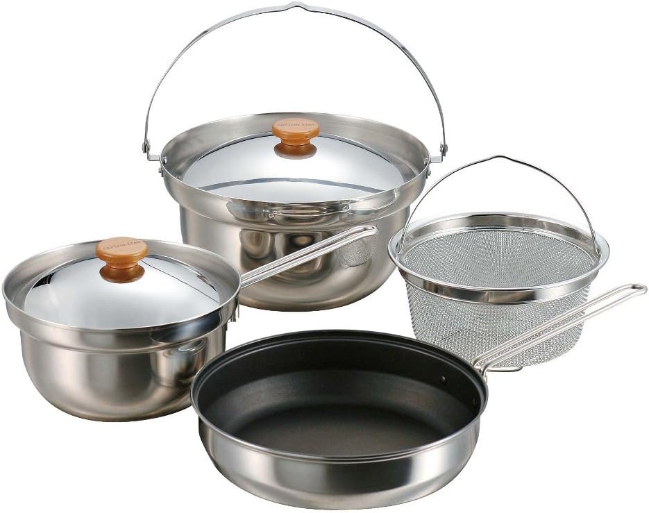 Captain Stag M-5510 Multi Stainless Steel Cooker