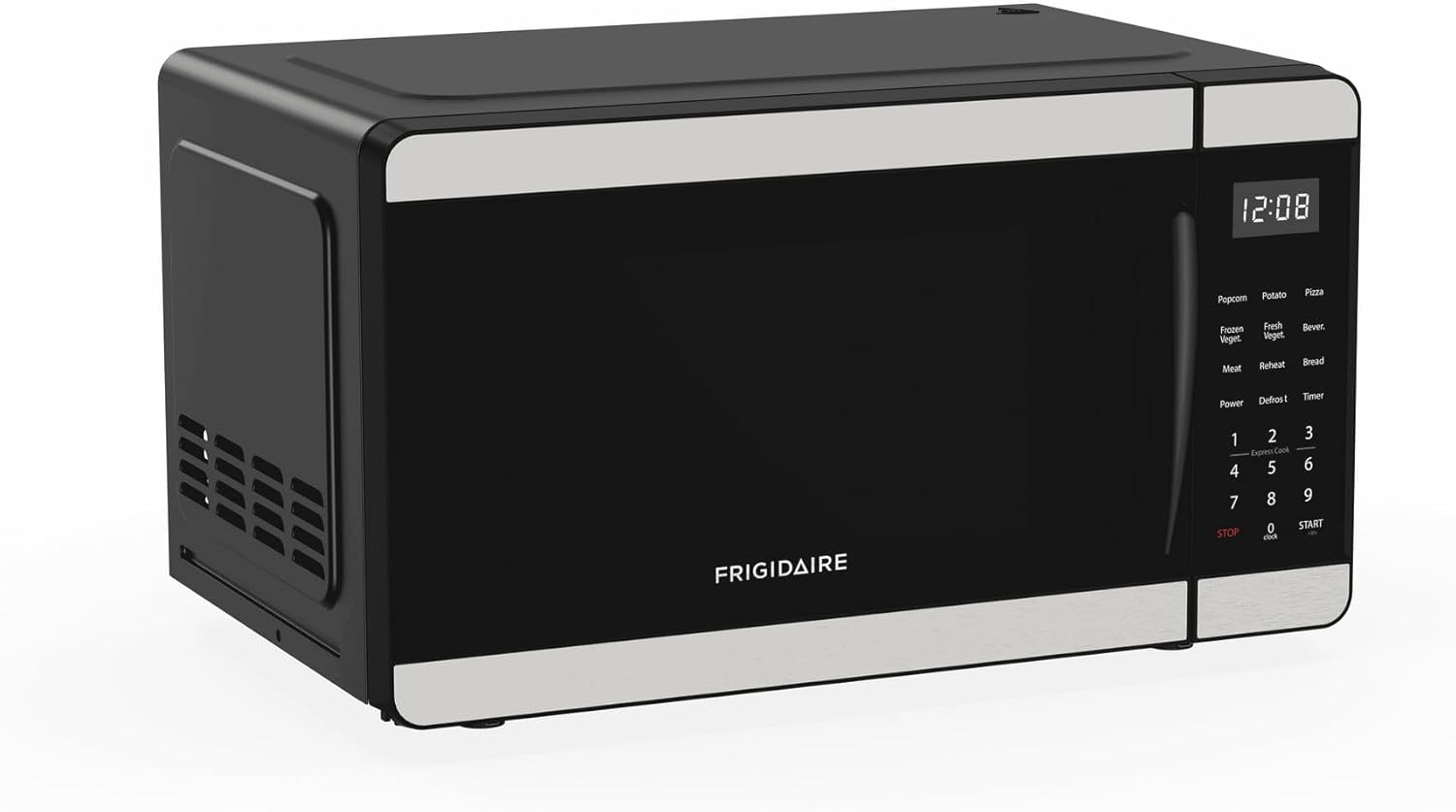 Compact 0.7 Cu. Ft. Stainless Steel Countertop Microwave Oven - Perfect for Small Spaces