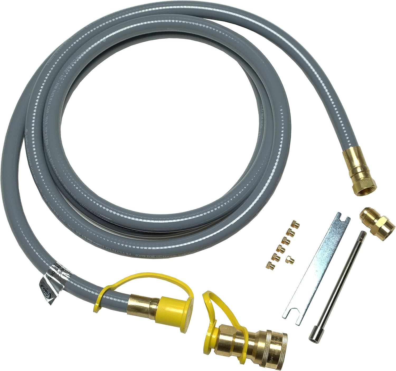 Permasteel PP-20600-CS-AM Propane to Natural Gas Conversion Kit for Kenmore 6 Burner Grills,
