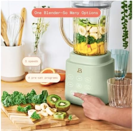 Beautiful PowerExact Blender System Touch Activated High Performance With On The Go 20 oz Cup (Sage~Green)