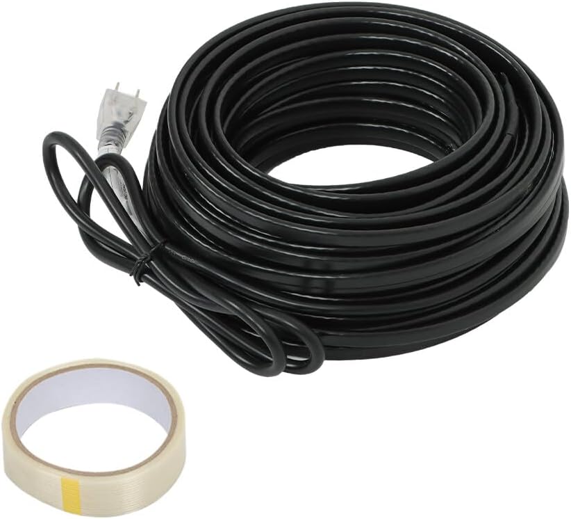 Replacement-Parts For 100 Feet 120V 60HZ Heat Cable 8W/FT Roof Heat Cable Snow De-icing Kit Heat Tape Mod-W91R-2138