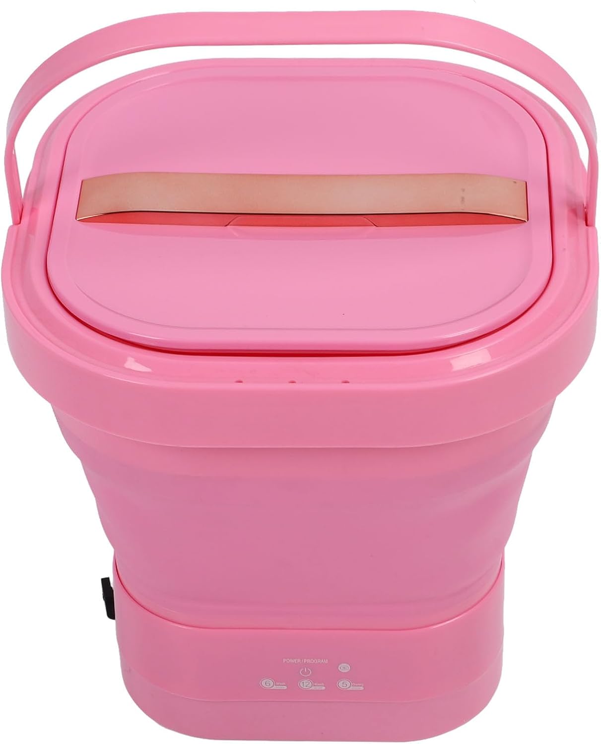 Brrnoo Compact Foldable Laundry Machine, Portable Mini Washer Dryer, Ideal for Travel Camping Apartment, with Strong Motor and Dewatering Function. Consumes Less Water and Detergent.