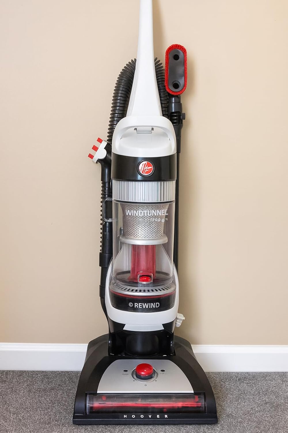 Hoover UH71320VFR WindTunnel Bagless Pet Upright Vacuum Cleaner - White - Refurbished