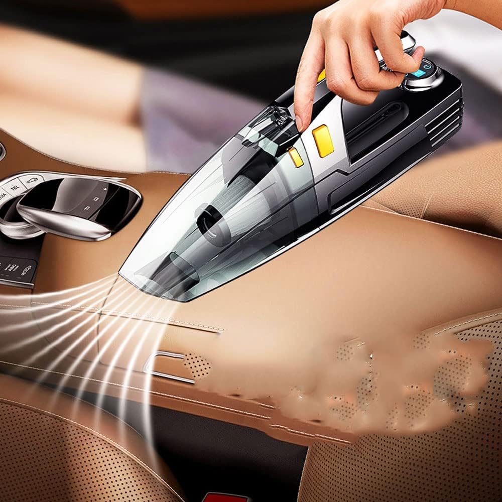 Cordless Handheld Vacuum Cleaner, Hand Held Vacuum with 30Mins Long Runtime Rechargeable Battery Lightweight Hand Vacuum for Home and Car Carpet Stairs Pet Hair Deep Cleaning