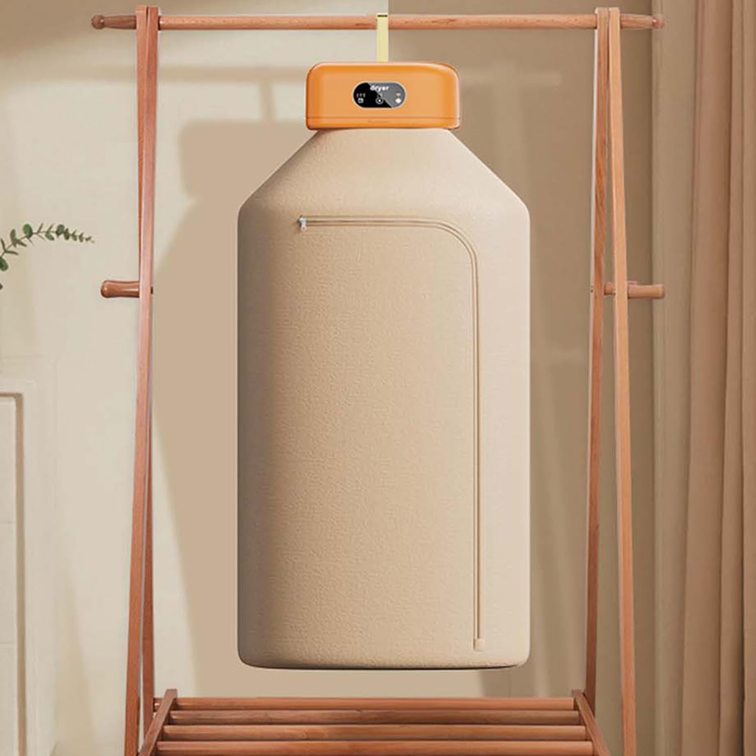 Portable Clothes Dryer Foldable 110V Electric,Fast Drying for Apartments, RV,Camping,Large Capacity 10 Items,Compact Space-Saving Design,Dual Modes & Auto Shutoff