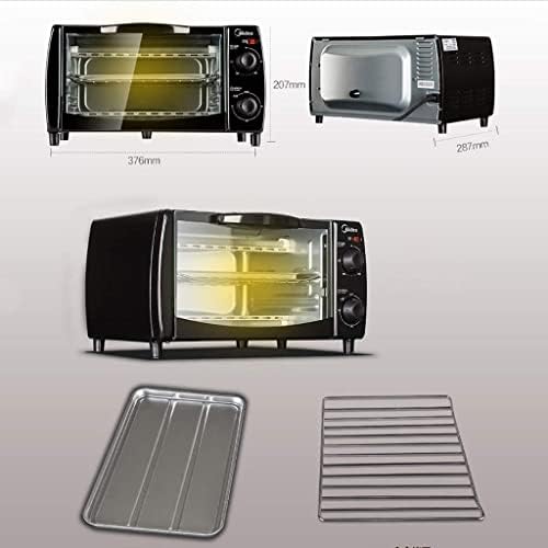 oven mini oven air fryer oven Mini Ovens Multi-function electric oven with a capacity of 10L, household 750W stainless steel baking small oven, drying oven with a weight of about 2.7kg Happy Life Br