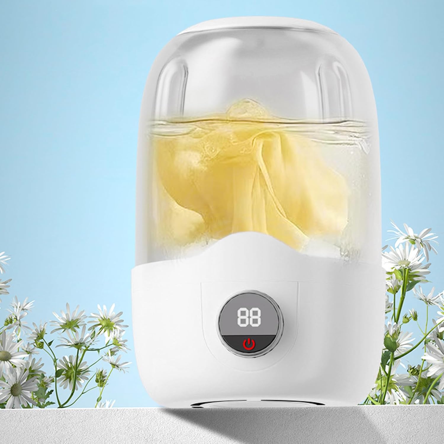 Portable Mini Washing Machine – Electric Washer, Compact Cleaner | Rechargeable Laundry Device, Underwear Cup Tool, Space-Saving Utility use for Apartments Dormitories Camping Tiny Rooms Travel