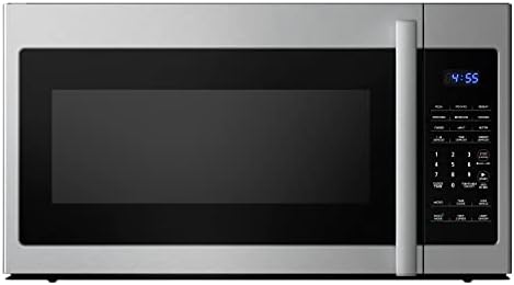 Galanz GLOMJA17S2B-10 Over-The-Range Microwave, Energy Saving/ECO Mode, 30-second Express Cooking, 9 Auto-cook Programs, 1000W/120Volts, 1.7 Cu.Ft, Stainless Steel