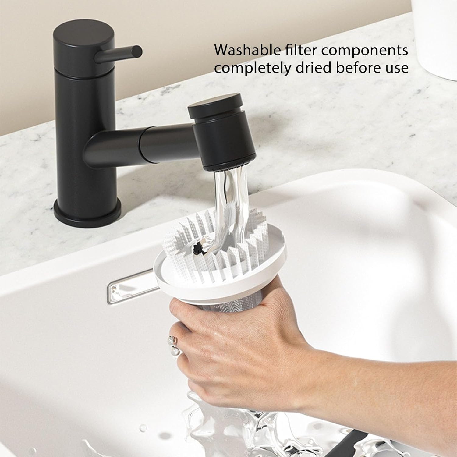 Corded Stick H and Vacuum, Lightweight Handheld Floor with Water for Home Office Hardwood Cleaning (Plug 110V)