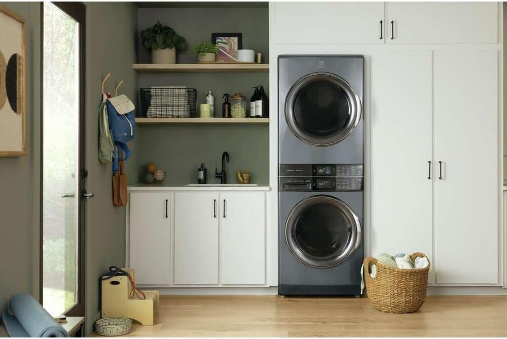 Electrolux ELTG7600A 27 Inch Wide Energy Star Certified Laundry Center with 4.5 Cu. Ft. Washer and 8 Cu. Ft. Gas Dryer with Perfect Steam™ and Predictive Dry™ - White